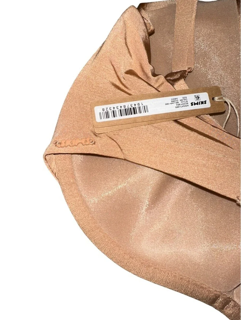 SKIMS Weightless Scoop Bra Ochre 34DDD